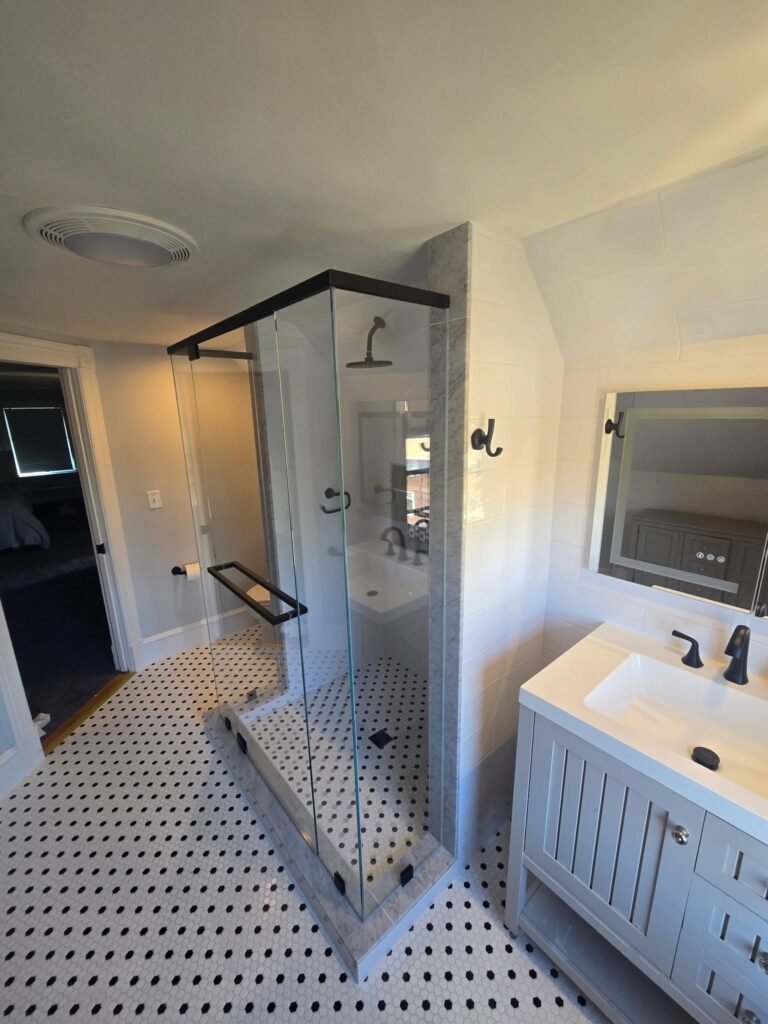Bathroom remodel by JM All-Pro Services, a licensed contractor in Worcester County, Massachusetts