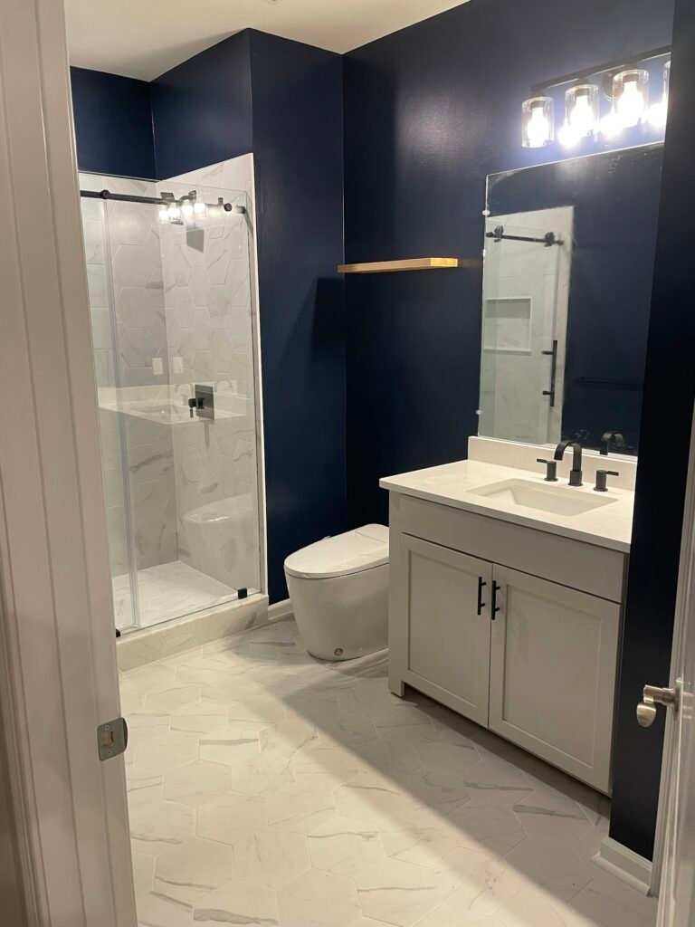 Bathroom remodel by JM All-Pro Services, a licensed contractor in Worcester County, Massachusetts