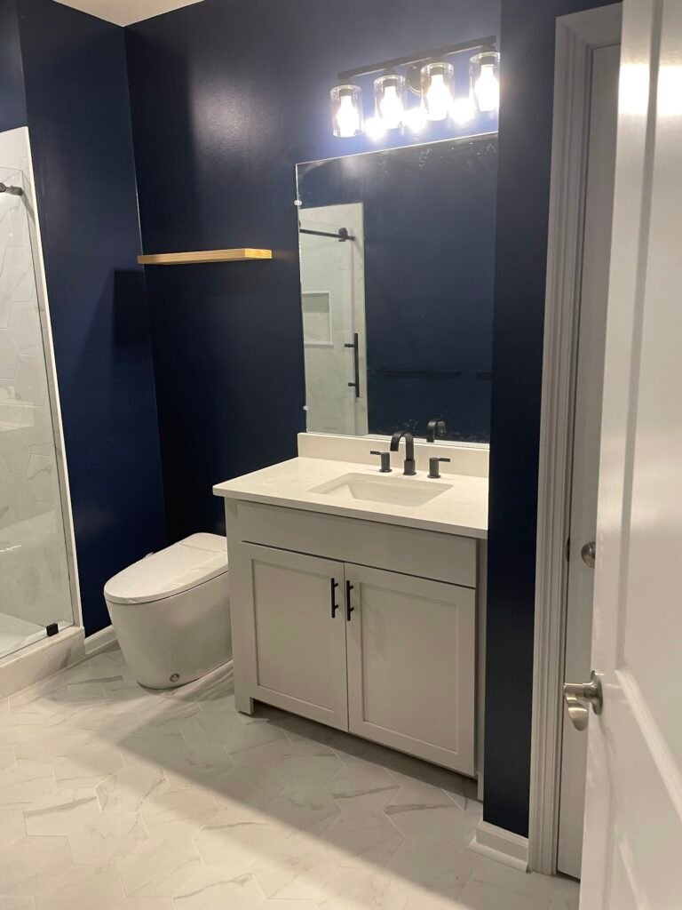 Bathroom remodel by JM All-Pro Services, a licensed contractor in Worcester County, Massachusetts