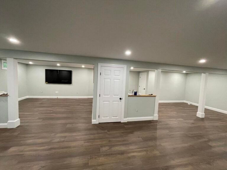 Finished basement by JM All-Pro Services in Worcester County, Massachusetts