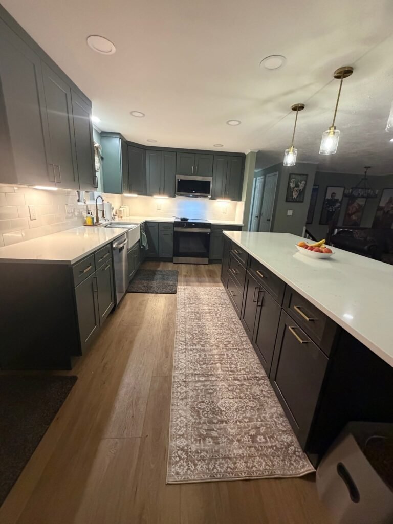 Kitchen remodel by JM All-Pro Services, a licensed contractor in Worcester County, Massachusetts