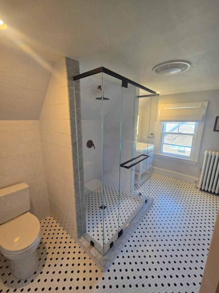 Bathroom remodel by JM All-Pro Services, a licensed contractor in Worcester County, Massachusetts