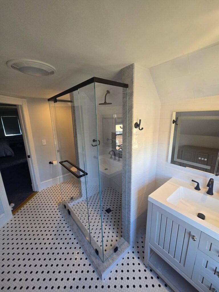 Bathroom remodel by JM All-Pro Services, a licensed contractor in Worcester County, Massachusetts