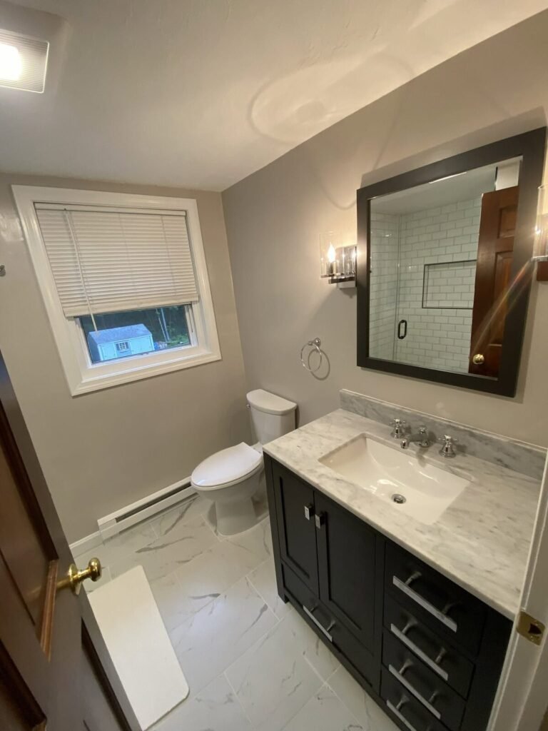 Bathroom remodel by JM All-Pro Services, a licensed contractor in Worcester County, Massachusetts