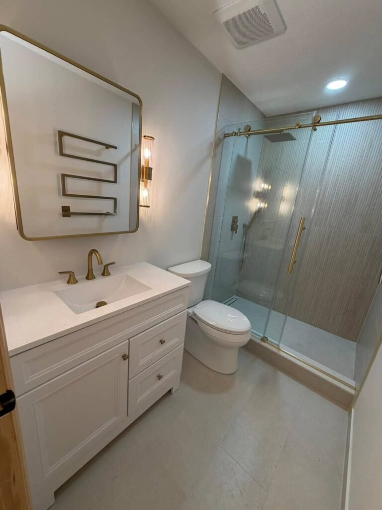 Bathroom remodel by JM All-Pro Services, a licensed contractor in Worcester County, Massachusetts