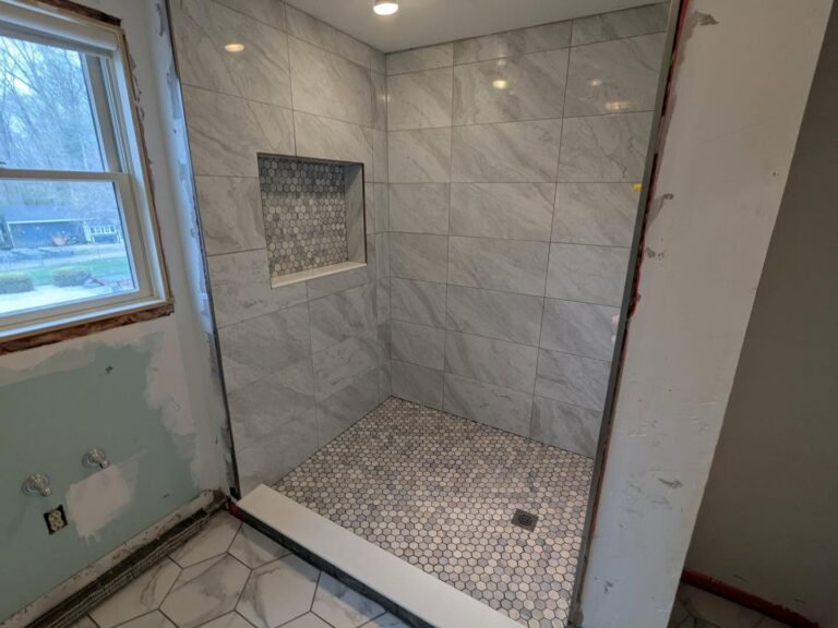 Bathroom remodel by JM All-Pro Services, a licensed contractor in Worcester County, Massachusetts