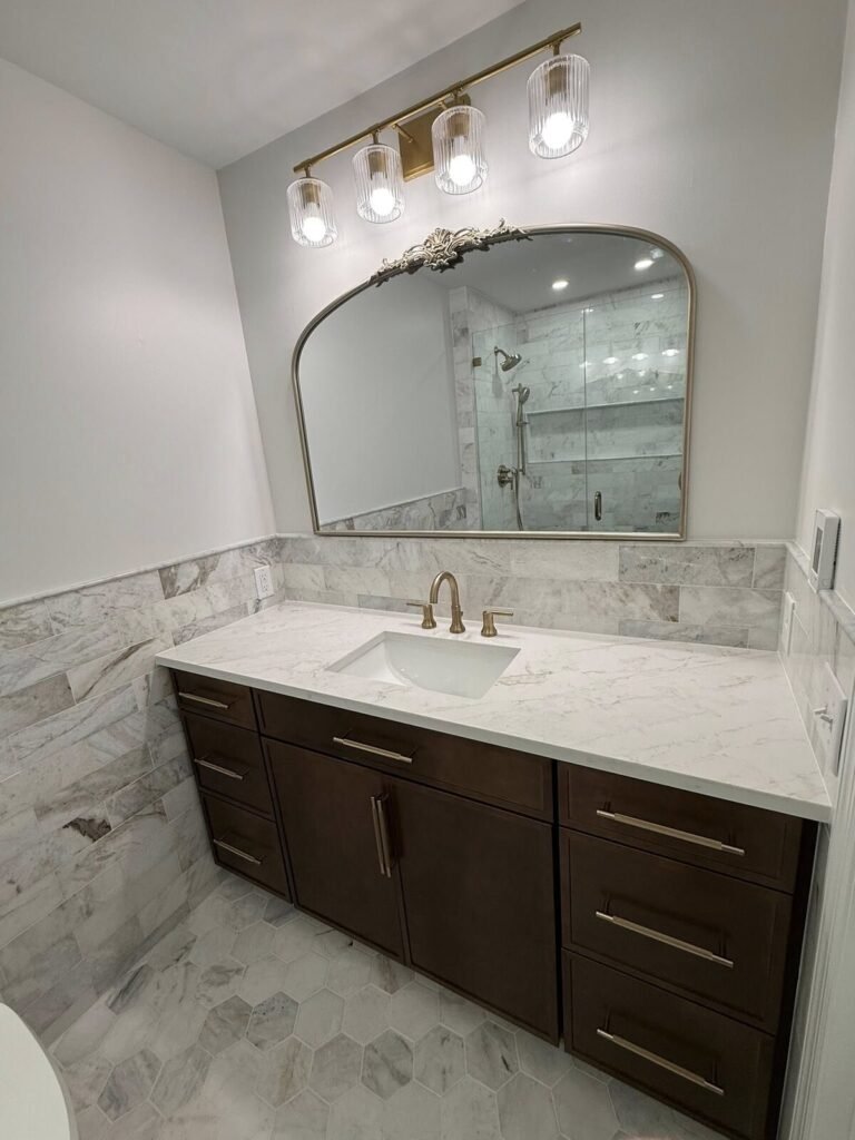 Bathroom remodel by JM All-Pro Services, a licensed contractor in Worcester County, Massachusetts