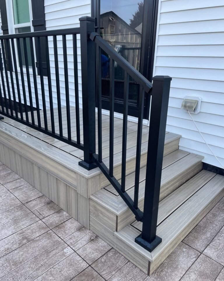 Custom deck built by JM All-Pro Services in Worcester County, Massachusetts