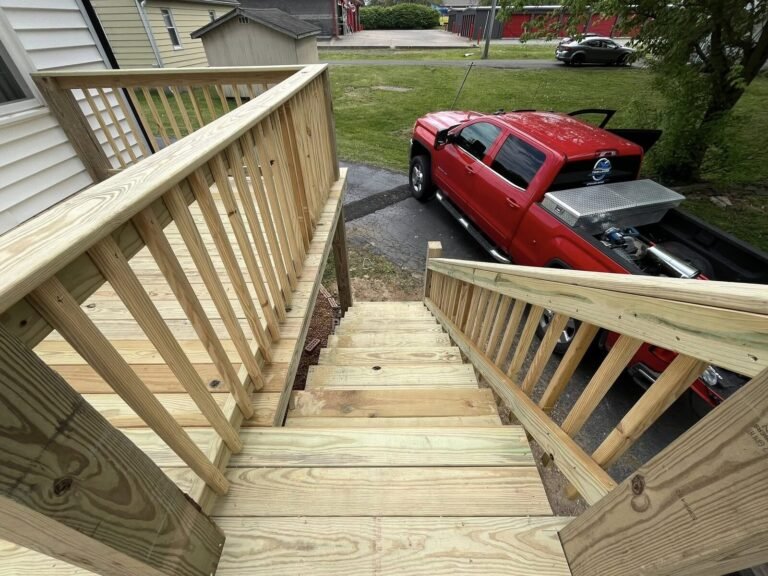 Custom deck built by JM All-Pro Services in Worcester County, Massachusetts