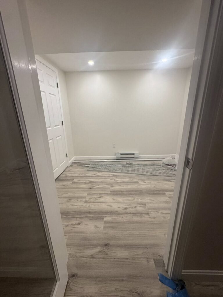 Finished basement by JM All-Pro Services in Worcester County, Massachusetts